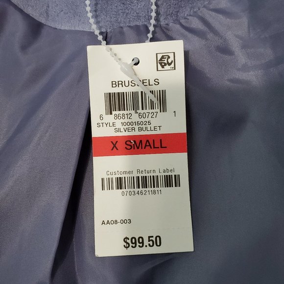 BAR III FAUX SUEDE MOTO JACKET - Picture 9 of 9